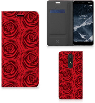 B2Ctelecom Nokia 5.1 (2018) Smart Cover Rood Rose