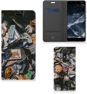 B2Ctelecom Nokia 5.1 (2018) Stand Case Badges