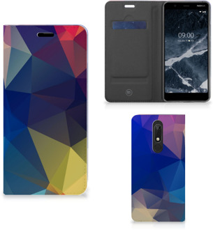 B2Ctelecom Nokia 5.1 (2018) Stand Case Polygon Dark