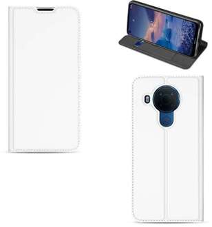 B2Ctelecom Nokia 5.4 Stand Case Wit met Pashouder