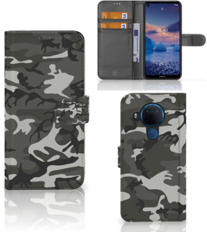 B2Ctelecom Nokia 5.4 Telefoon Hoesje Cadeau voor hem Army Light