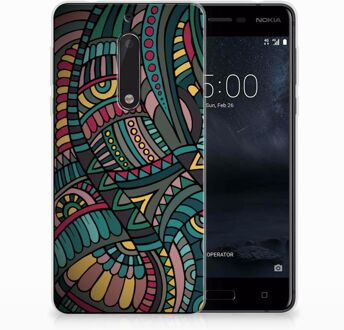 B2Ctelecom Nokia 5 TPU Hoesje Design Aztec