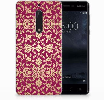 B2Ctelecom Nokia 5 TPU Hoesje Design Barok Pink