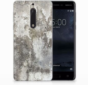 B2Ctelecom Nokia 5 TPU Hoesje Design Beton