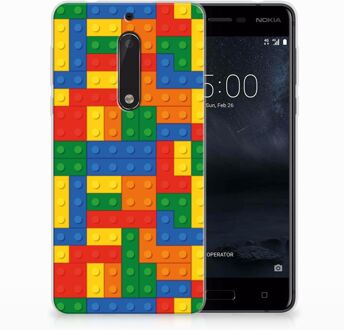 B2Ctelecom Nokia 5 TPU Hoesje Design Blokken