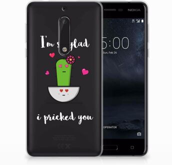 B2Ctelecom Nokia 5 TPU Hoesje Design Cactus Glad