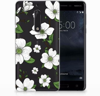 B2Ctelecom Nokia 5 TPU Hoesje Design Dogwood Flowers