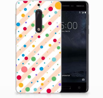 B2Ctelecom Nokia 5 TPU Hoesje Design Dots