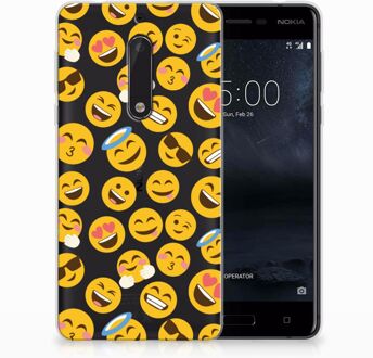 B2Ctelecom Nokia 5 TPU Hoesje Design Emoji