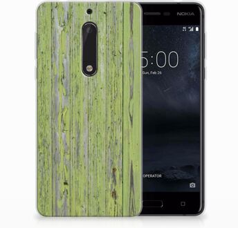 B2Ctelecom Nokia 5 TPU Hoesje Design Green Wood