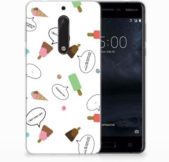 B2Ctelecom Nokia 5 TPU Hoesje Design IJsjes