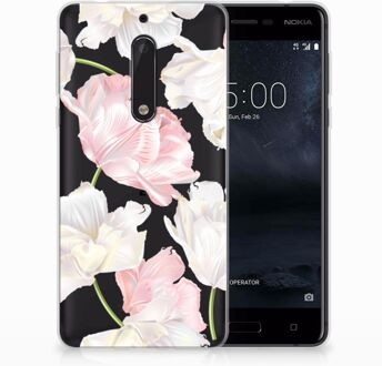 B2Ctelecom Nokia 5 TPU Hoesje Design Lovely Flowers