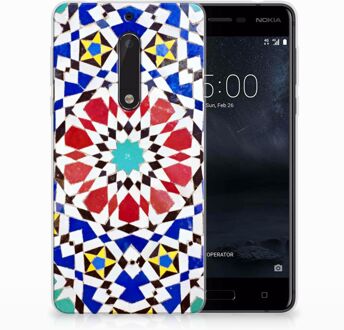 B2Ctelecom Nokia 5 TPU Hoesje Design Mozaïek