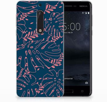 B2Ctelecom Nokia 5 TPU Hoesje Design Palm Leaves