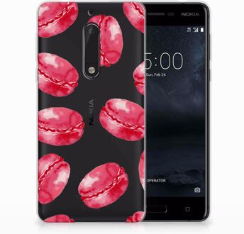 B2Ctelecom Nokia 5 TPU Hoesje Design Pink Macarons