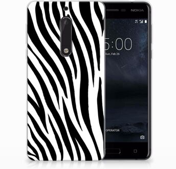 B2Ctelecom Nokia 5 TPU Hoesje Design Zebra