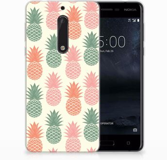 B2Ctelecom Nokia 5 Uniek TPU Hoesje Ananas