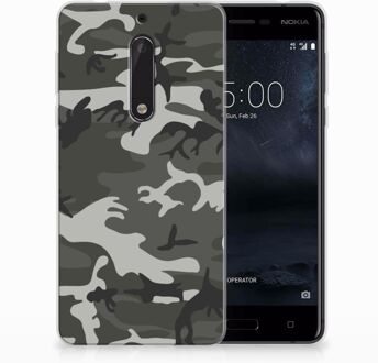 B2Ctelecom Nokia 5 Uniek TPU Hoesje Army Light