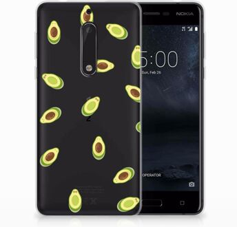 B2Ctelecom Nokia 5 Uniek TPU Hoesje Avocado