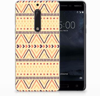 B2Ctelecom Nokia 5 Uniek TPU Hoesje Aztec Yellow