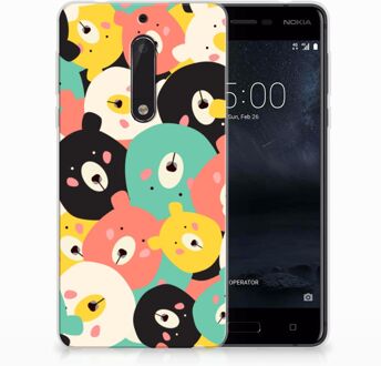 B2Ctelecom Nokia 5 Uniek TPU Hoesje Bears