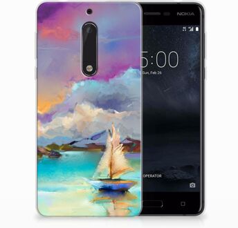 B2Ctelecom Nokia 5 Uniek TPU Hoesje Boat