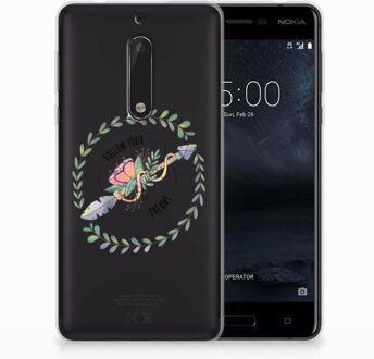 B2Ctelecom Nokia 5 Uniek TPU Hoesje Boho Dreams