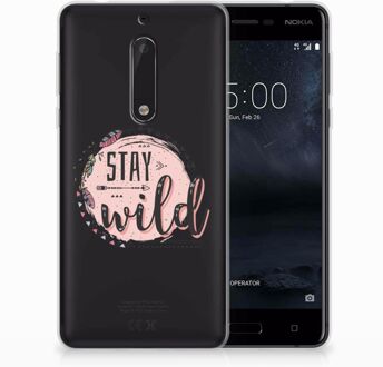 B2Ctelecom Nokia 5 Uniek TPU Hoesje Boho Stay Wild