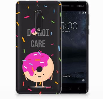 B2Ctelecom Nokia 5 Uniek TPU Hoesje Donut