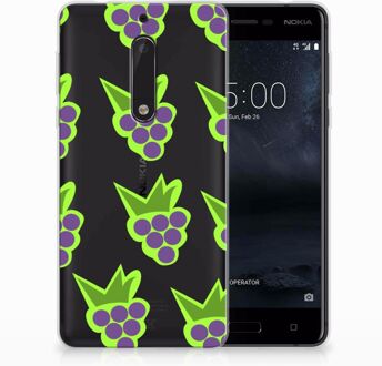 B2Ctelecom Nokia 5 Uniek TPU Hoesje Druiven