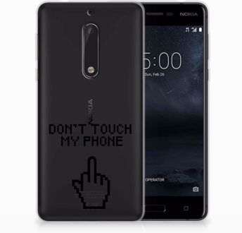 B2Ctelecom Nokia 5 Uniek TPU Hoesje Finger DTMP