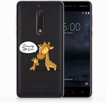 B2Ctelecom Nokia 5 Uniek TPU Hoesje Giraffe