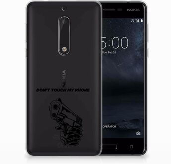 B2Ctelecom Nokia 5 Uniek TPU Hoesje Gun DTMP