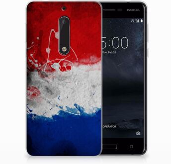 B2Ctelecom Nokia 5 Uniek TPU Hoesje Nederlandse Vlag