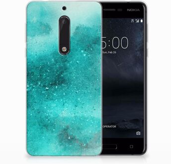 B2Ctelecom Nokia 5 Uniek TPU Hoesje Painting Blue