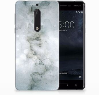 B2Ctelecom Nokia 5 Uniek TPU Hoesje Painting Grey