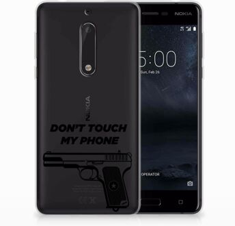 B2Ctelecom Nokia 5 Uniek TPU Hoesje Pistol DTMP