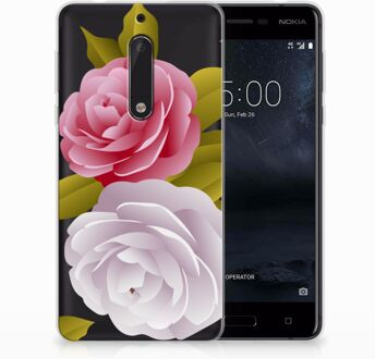 B2Ctelecom Nokia 5 Uniek TPU Hoesje Roses