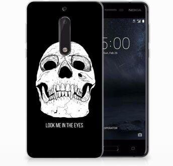 B2Ctelecom Nokia 5 Uniek TPU Hoesje Skull Eyes