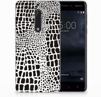 B2Ctelecom Nokia 5 Uniek TPU Hoesje Slangenprint