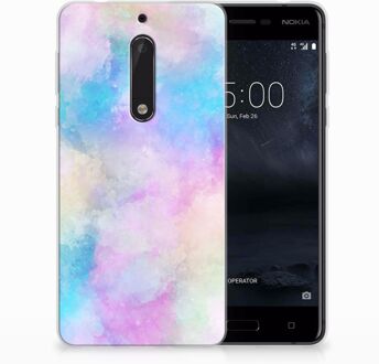 B2Ctelecom Nokia 5 Uniek TPU Hoesje Watercolor Light