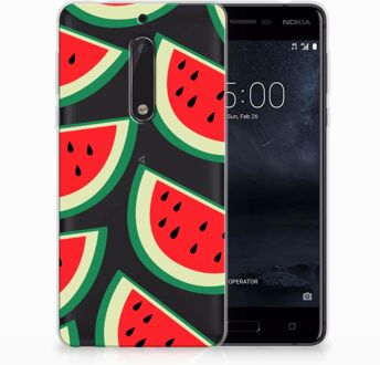 B2Ctelecom Nokia 5 Uniek TPU Hoesje Watermelons