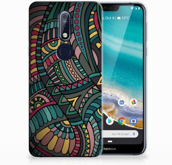 B2Ctelecom Nokia 7.1 TPU Hoesje Design Aztec