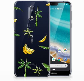 B2Ctelecom Nokia 7.1 TPU Hoesje Design Banana Tree