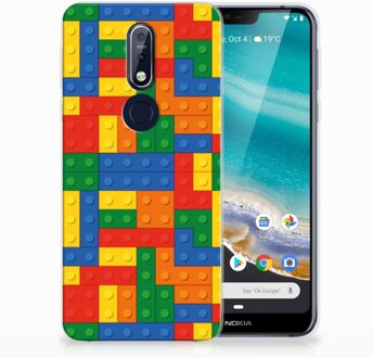 B2Ctelecom Nokia 7.1 TPU Hoesje Design Blokken