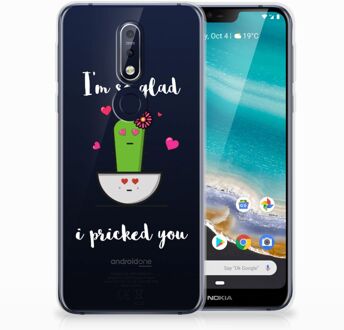 B2Ctelecom Nokia 7.1 TPU Hoesje Design Cactus Glad