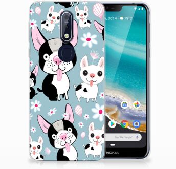 B2Ctelecom Nokia 7.1 TPU Hoesje Design Hondjes