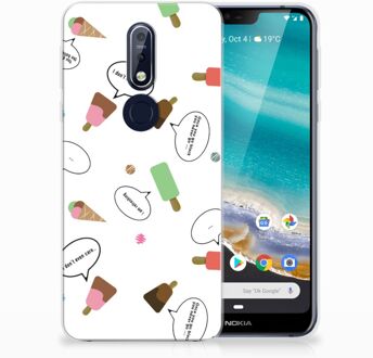 B2Ctelecom Nokia 7.1 TPU Hoesje Design IJsjes