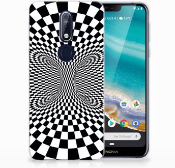 B2Ctelecom Nokia 7.1 TPU Hoesje Design Illusie