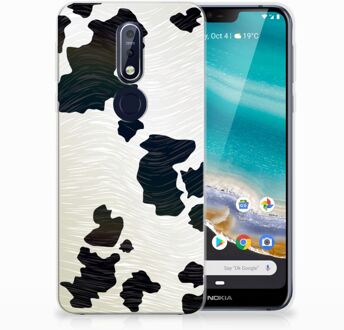 B2Ctelecom Nokia 7.1 TPU Hoesje Design Koeienvlekken